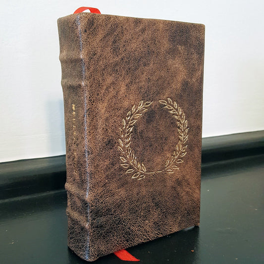 I, Claudius - by Robert Graves - Handmade Leatherbound - Premium Leather Bound Book