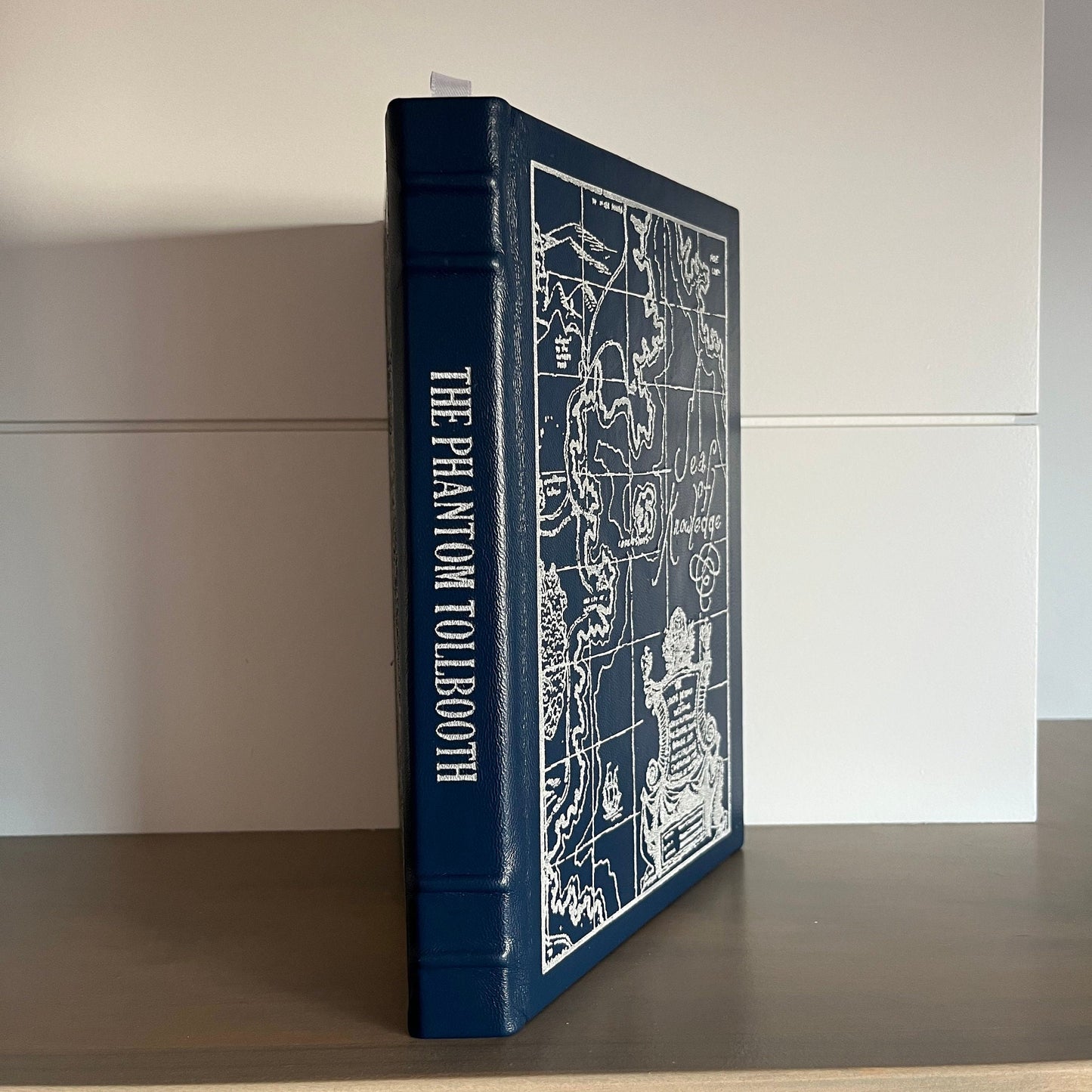 THE PHANTOM TOLLBOOTH - by Norton Juster - Handmade Leatherbound - Premium Leather Bound Book