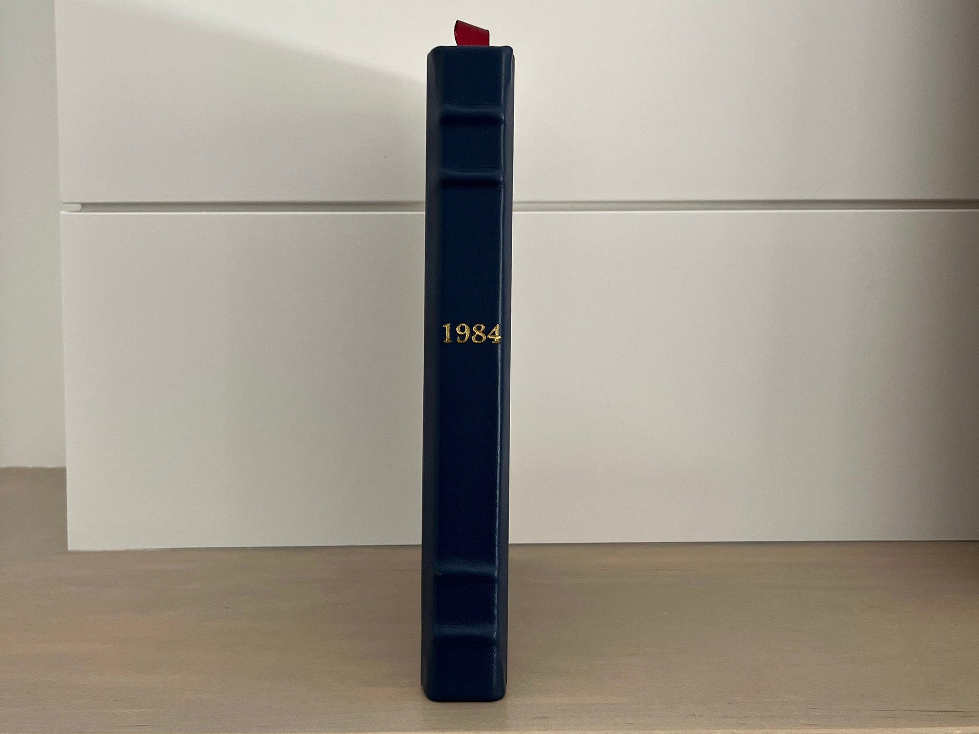 1984 - by George Orwell - Handmade Leatherbound - Premium Leather Bound Book