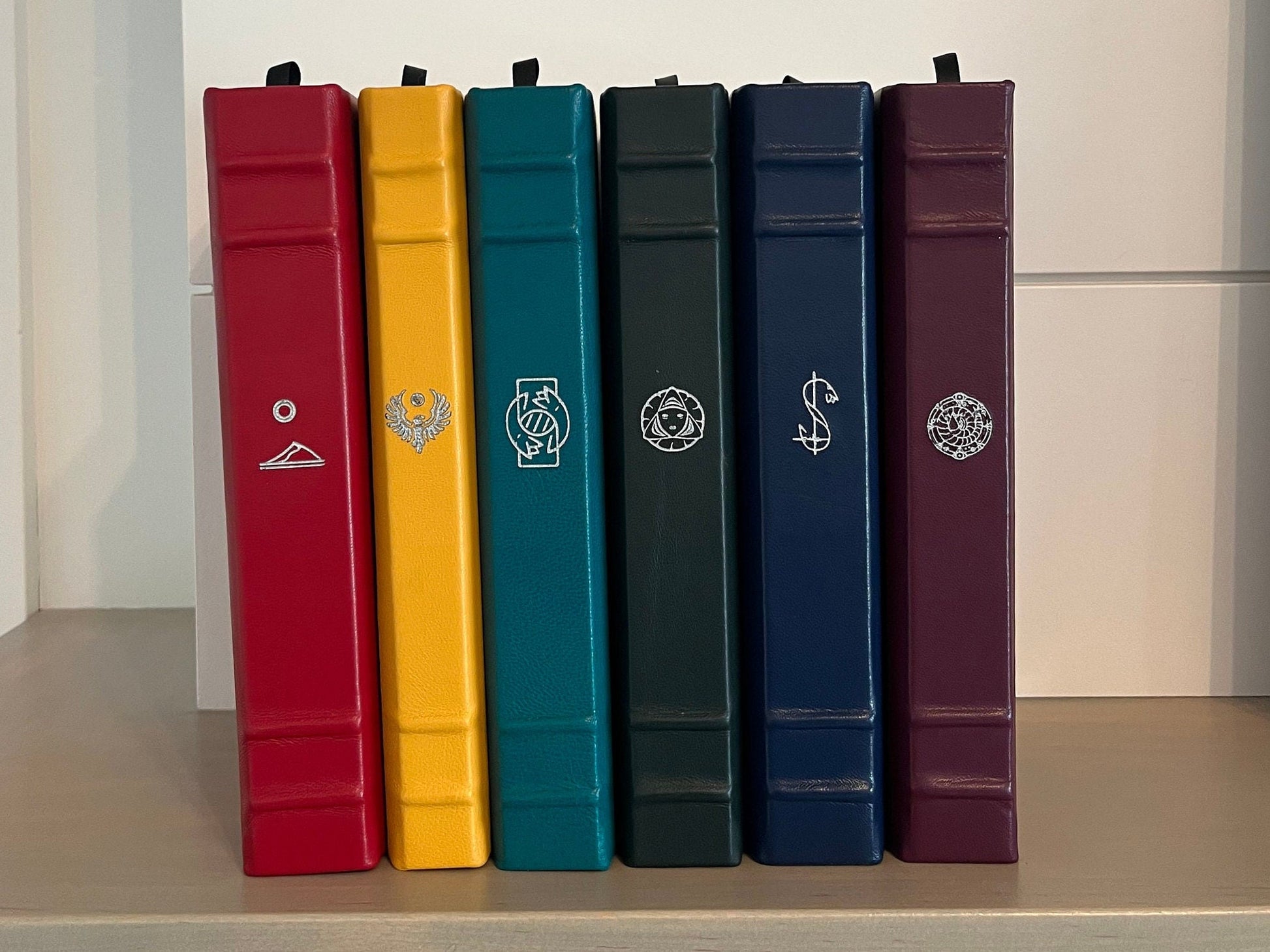 DUNE 6 Book Set Saga Leatherbound - Premium Leather Bound Book