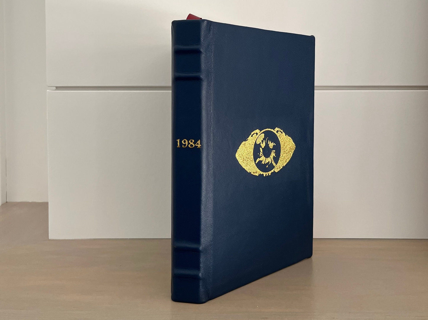 1984 - by George Orwell - Handmade Leatherbound - Premium Leather Bound Book