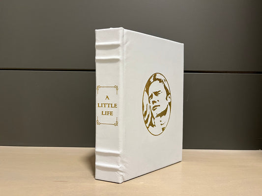 A LITTLE LIFE - by Hanya Yanagihara - Handmade Leatherbound - Premium Leather Bound Book