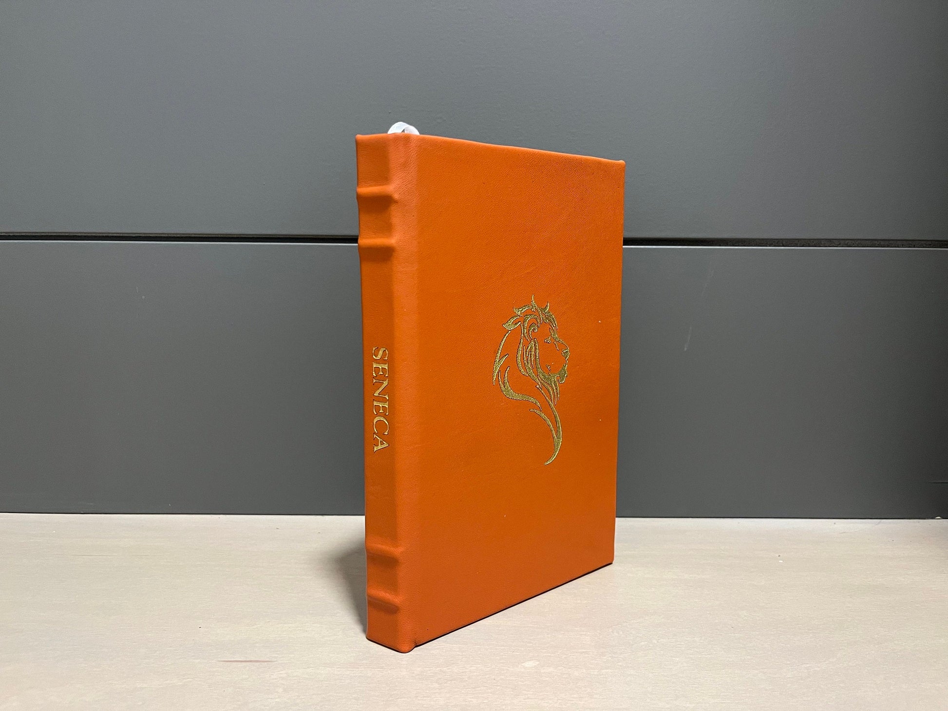 Letters from a Stoic - Seneca - Handmade Leatherbound - Premium Leather Bound Book