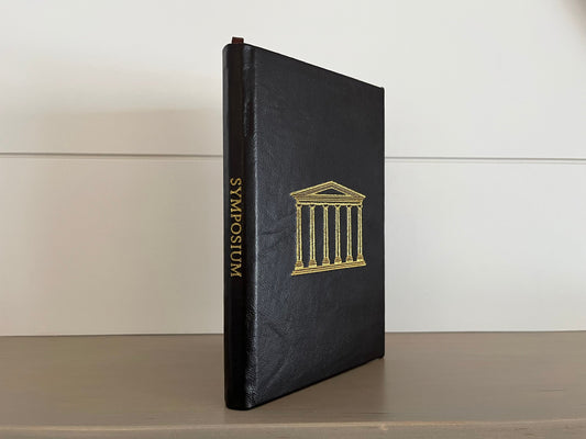 THE SYMPOSIUM - Plato - Handmade Leatherbound - Premium Leather Bound Book