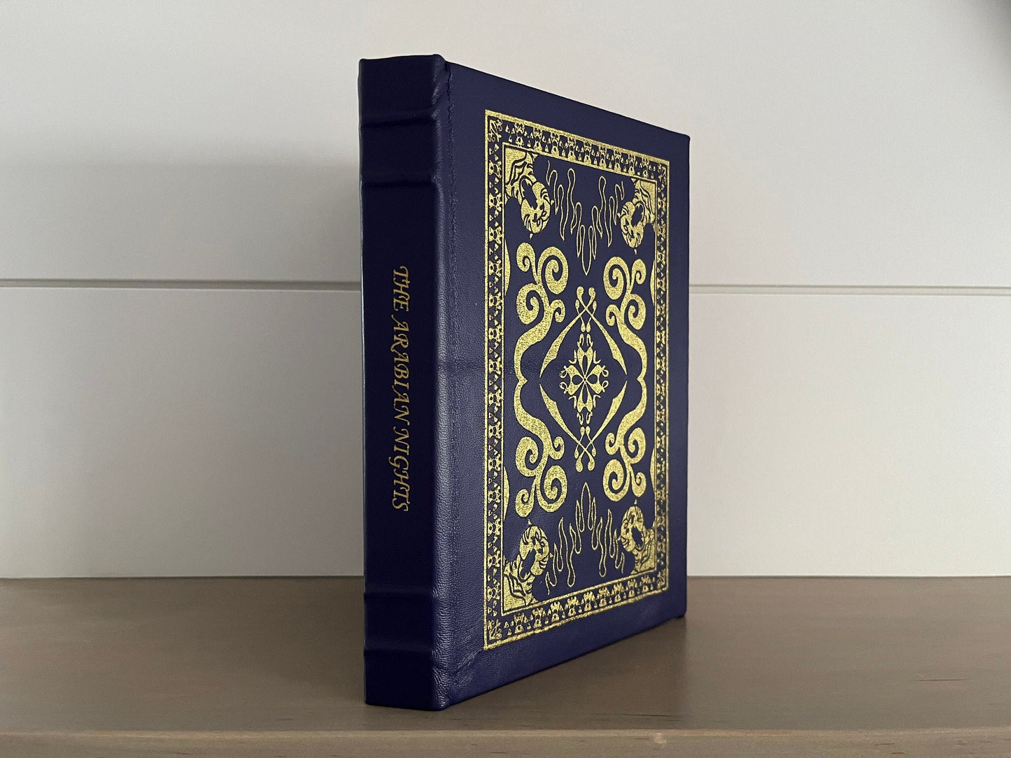 ARABIAN NIGHTS - by Sir Richard Burton - Handmade Leatherbound - Premium Leather Bound Book