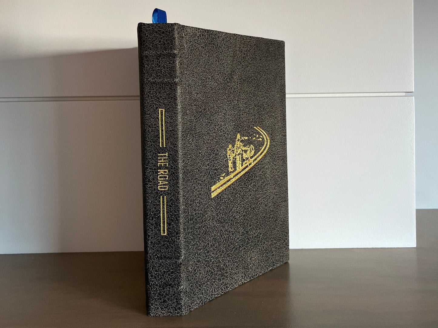 THE ROAD - by Cormac McCarthy - Handmade Leatherbound - Premium Leather Bound Book