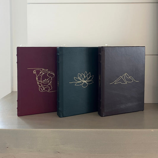 The WAY, The ENEMY, The KEY - Ryan Holiday 3 Book Set - Premium Leather Bound Book