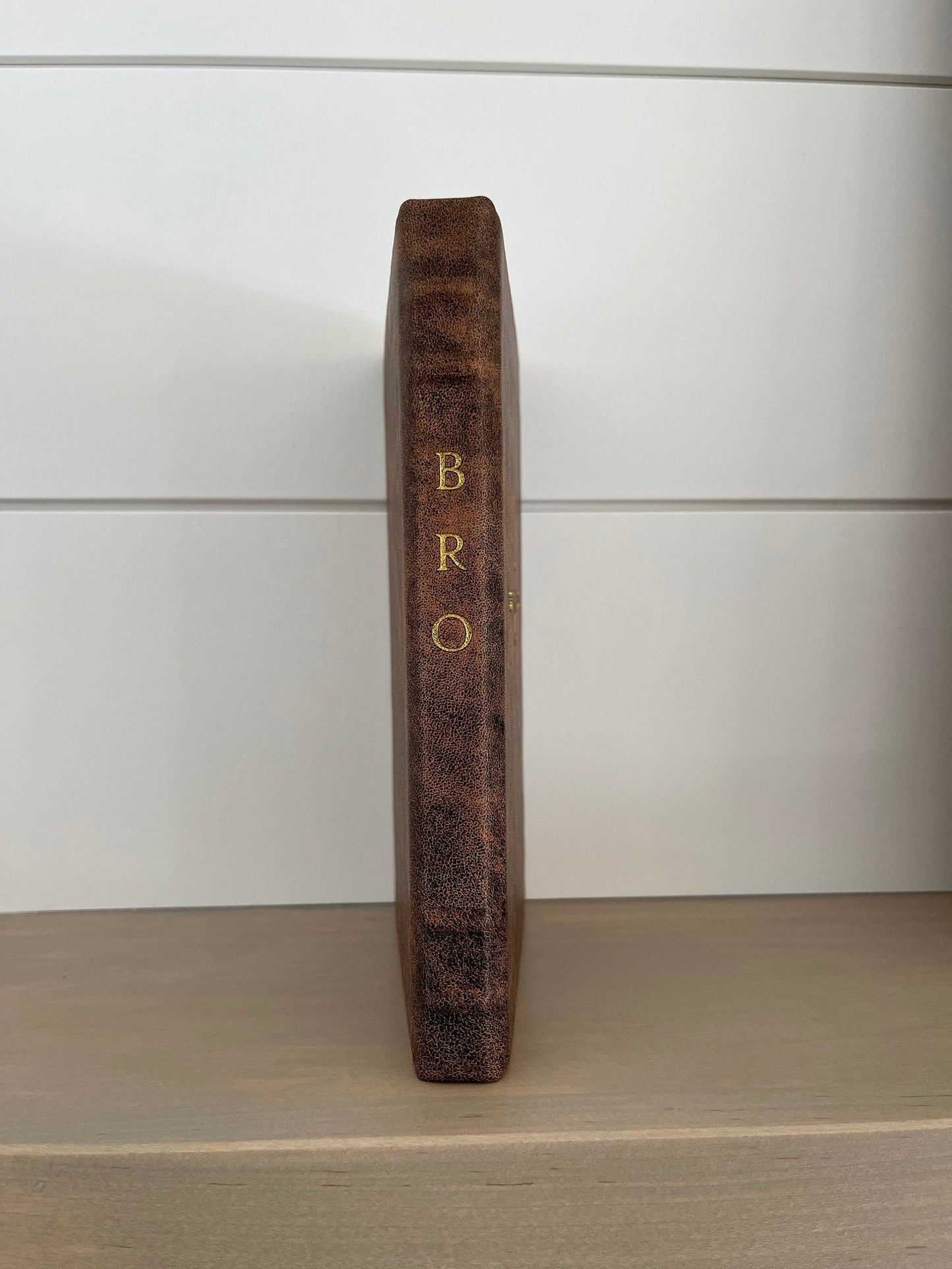 The BRO Code - by &quot;Barney Stinson&quot; - Handmade Leatherbound - Premium Leather Bound Book