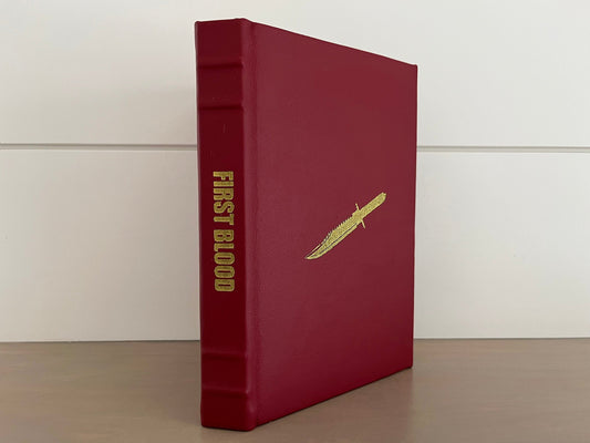 First Blood (Rambo) - By David Morrell - Premium Leather Bound Book