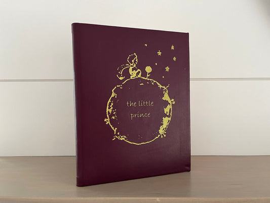 The Little Prince - by Antoine de Saint-Exupery - Handmade Leatherbound - Premium Leather Bound Book