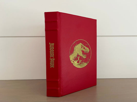 Jurassic Park - By Michael Crichton - Premium Leather Bound Book