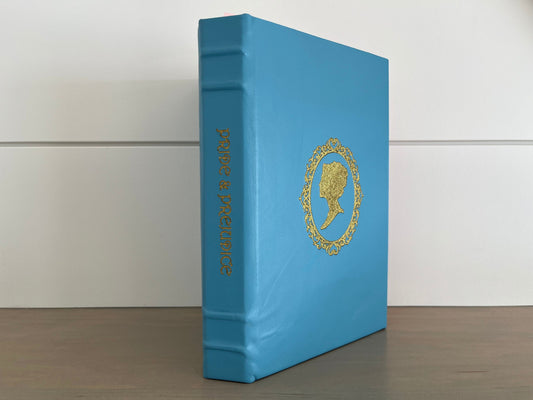 PRIDE AND PREJUDICE - by Jane Austen- Handmade Leatherbound - Premium Leather Bound Book