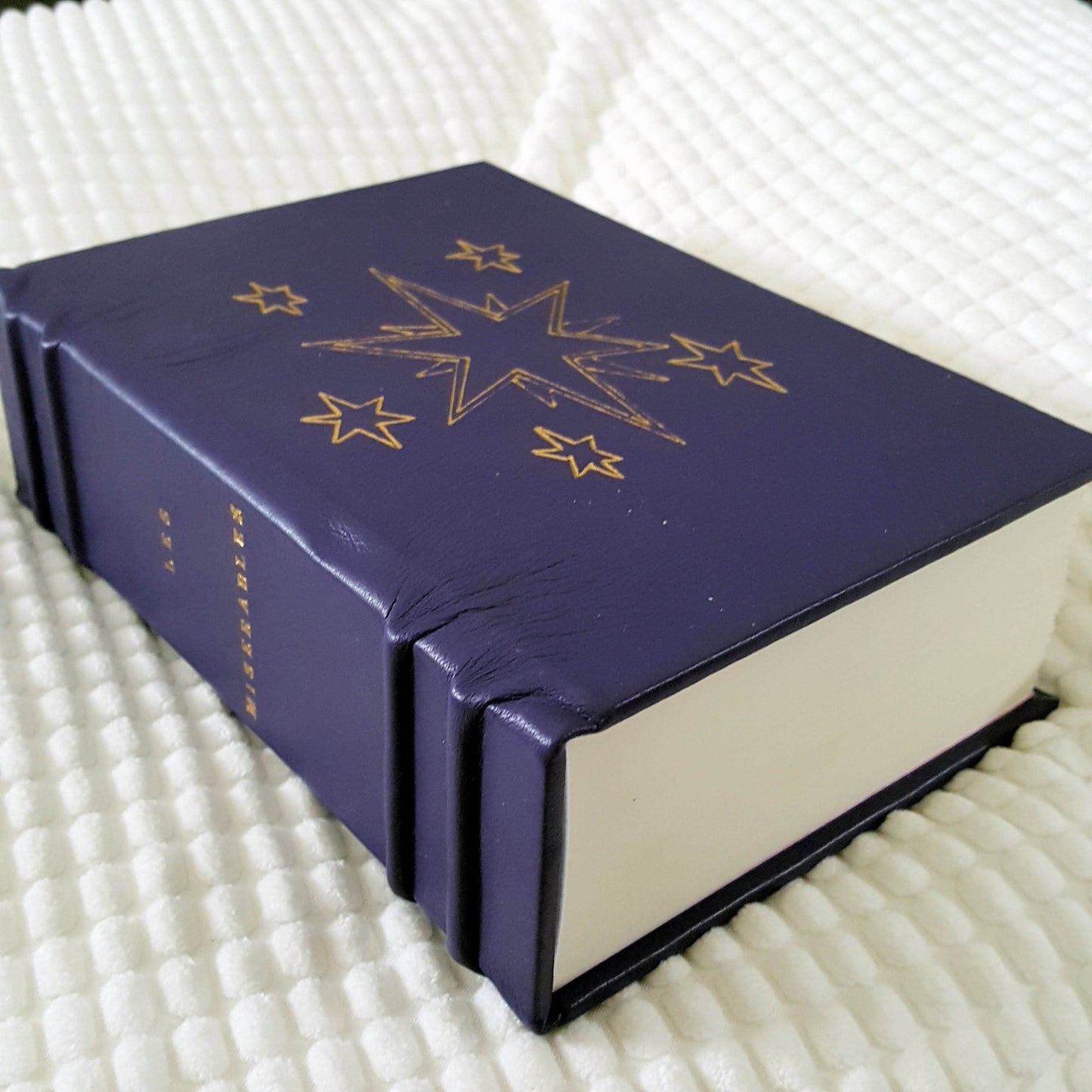 Custom Leather Rebinding - Bibles, Novels, Any Book - Premium Leather Bound Book