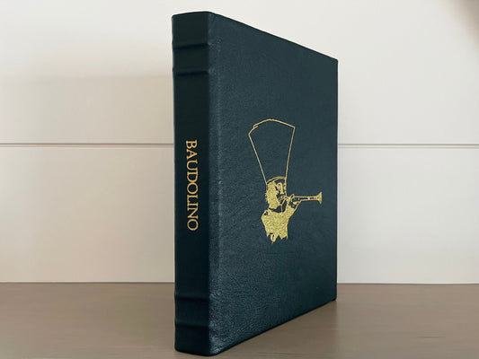 BAUDOLINO by Umberto Eco - Handmade Leatherbound - Premium Leather Bound Book