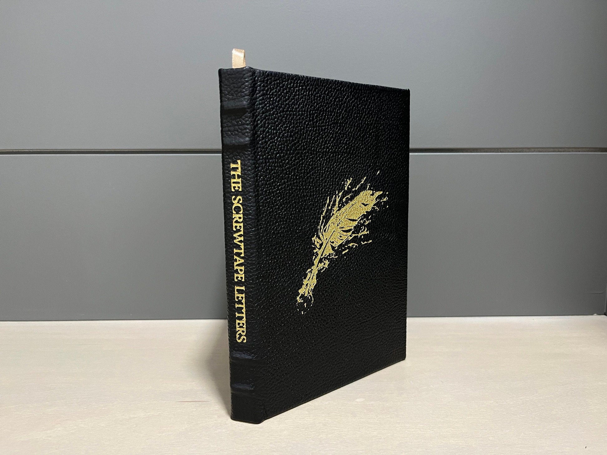 THE SCREWTAPE LETTERS - by C.S. Lewis - Handmade Leatherbound - Premium Leather Bound Book