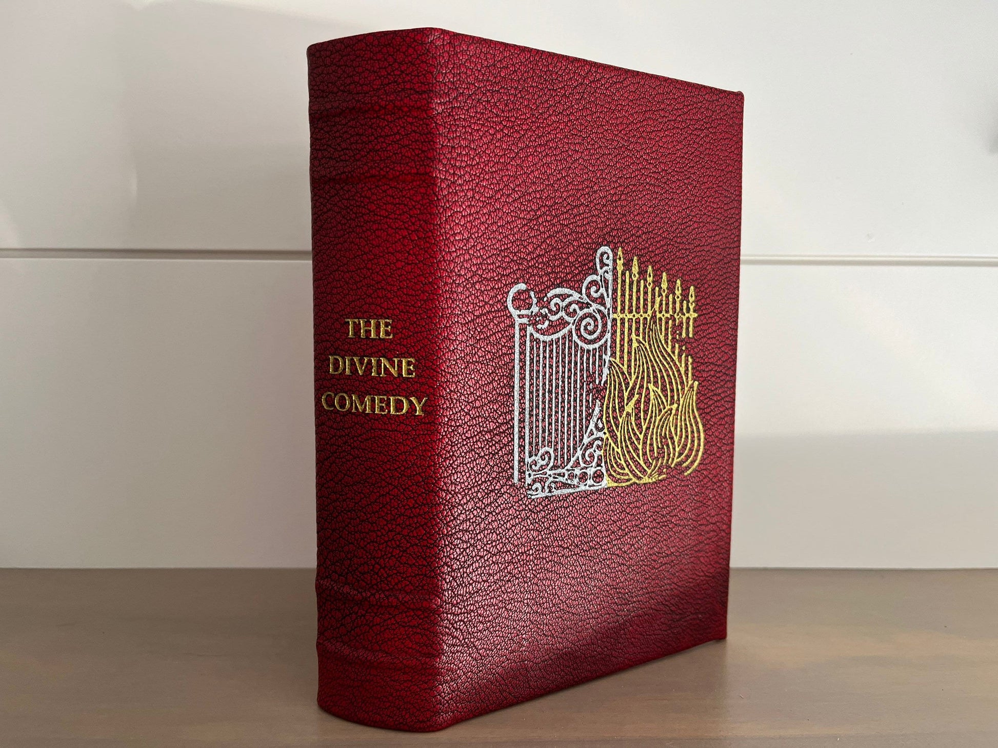 The DIVINE COMEDY - by Dante - Handmade Leatherbound - Premium Leather Bound Book