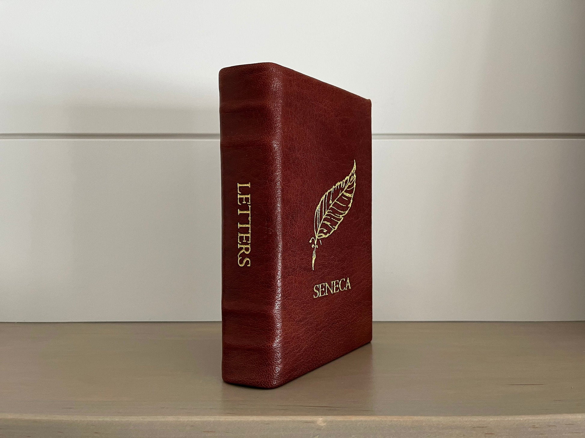 PHILOSOPHY SET - Meditations & Letters from a Stoic - Premium Leather Bound Book