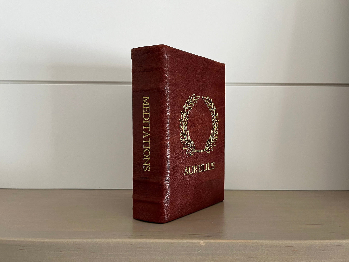 PHILOSOPHY SET - Meditations & Letters from a Stoic - Premium Leather Bound Book