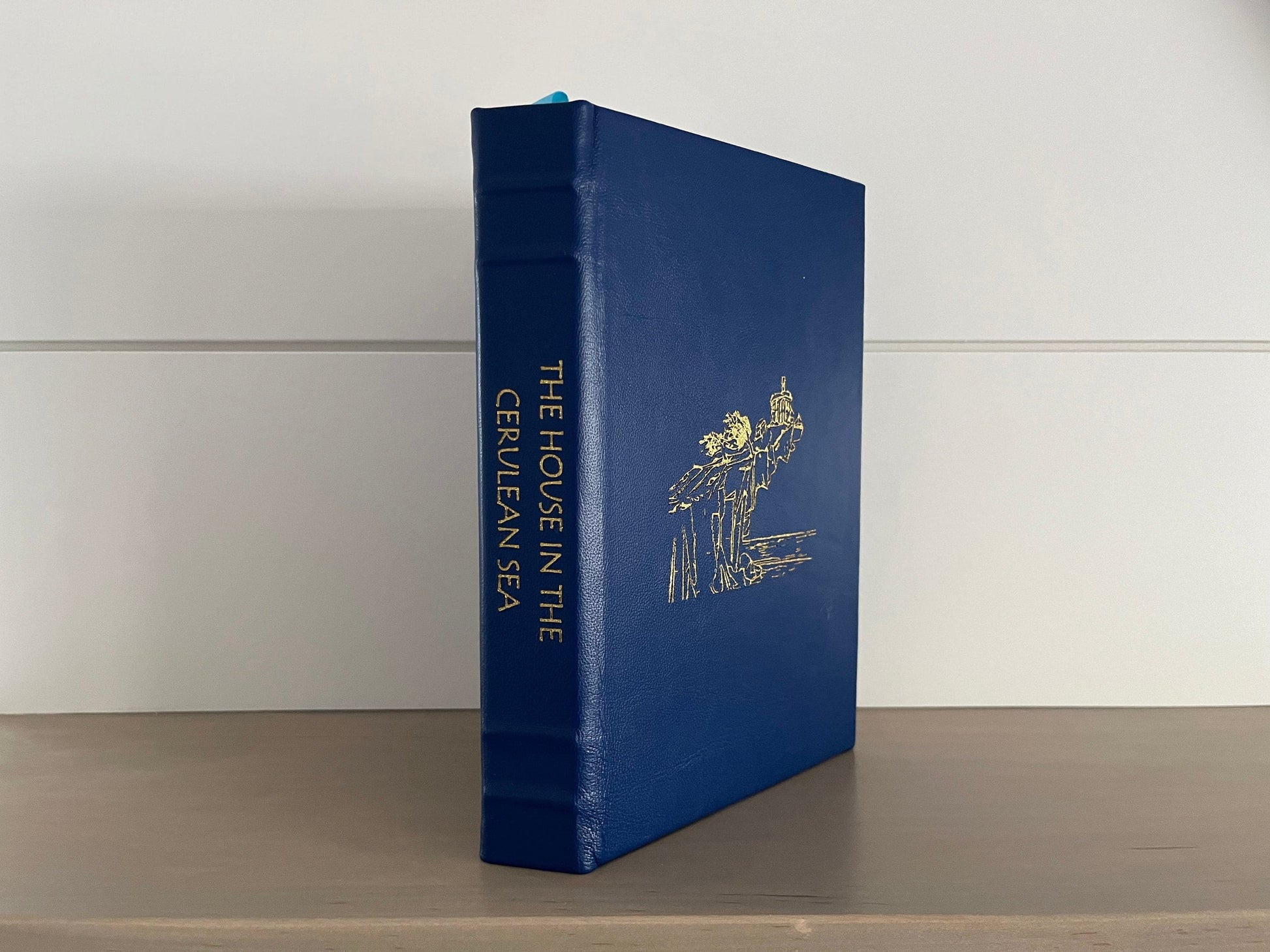 The House in the Cerulean Sea - by TJ Klune - Handmade Leatherbound - Premium Leather Bound Book