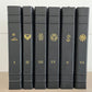 DUNE 6 Book All Black Edition - Handmade Leatherbound - Premium Leather Bound Book