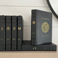 DUNE 6 Book All Black Edition - Handmade Leatherbound - Premium Leather Bound Book