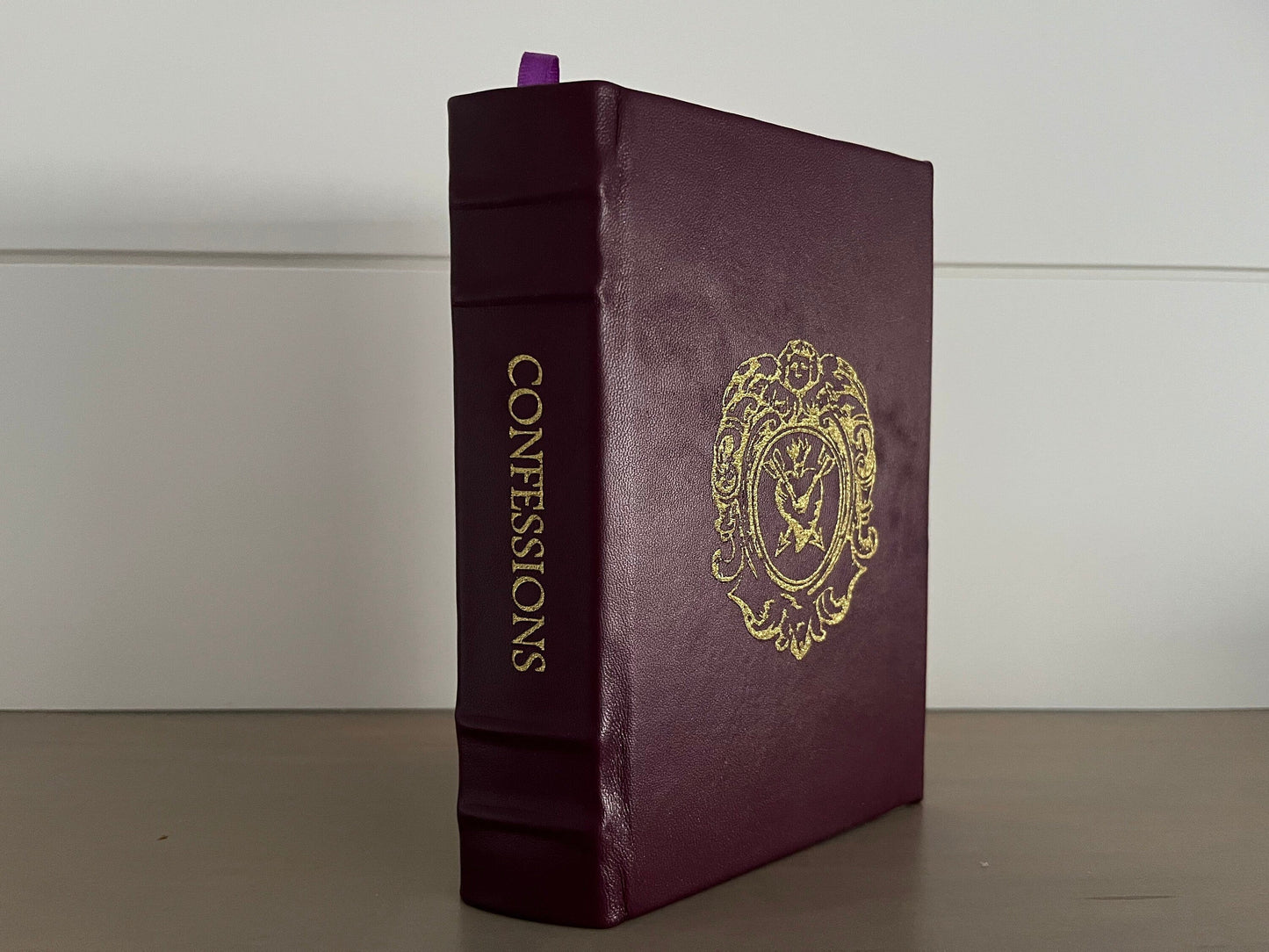 Confessions of Saint Augustine - Premium Leather Bound Book