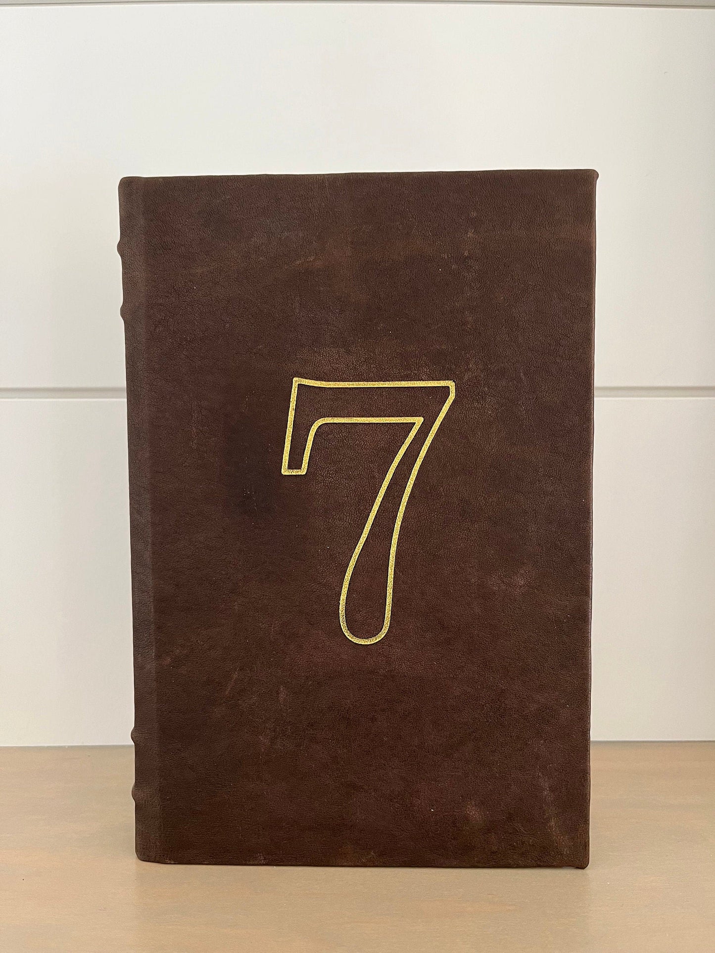 7 Habits of Highly Effective People - by Stephen Covey - Handmade Leatherbound Bound Book