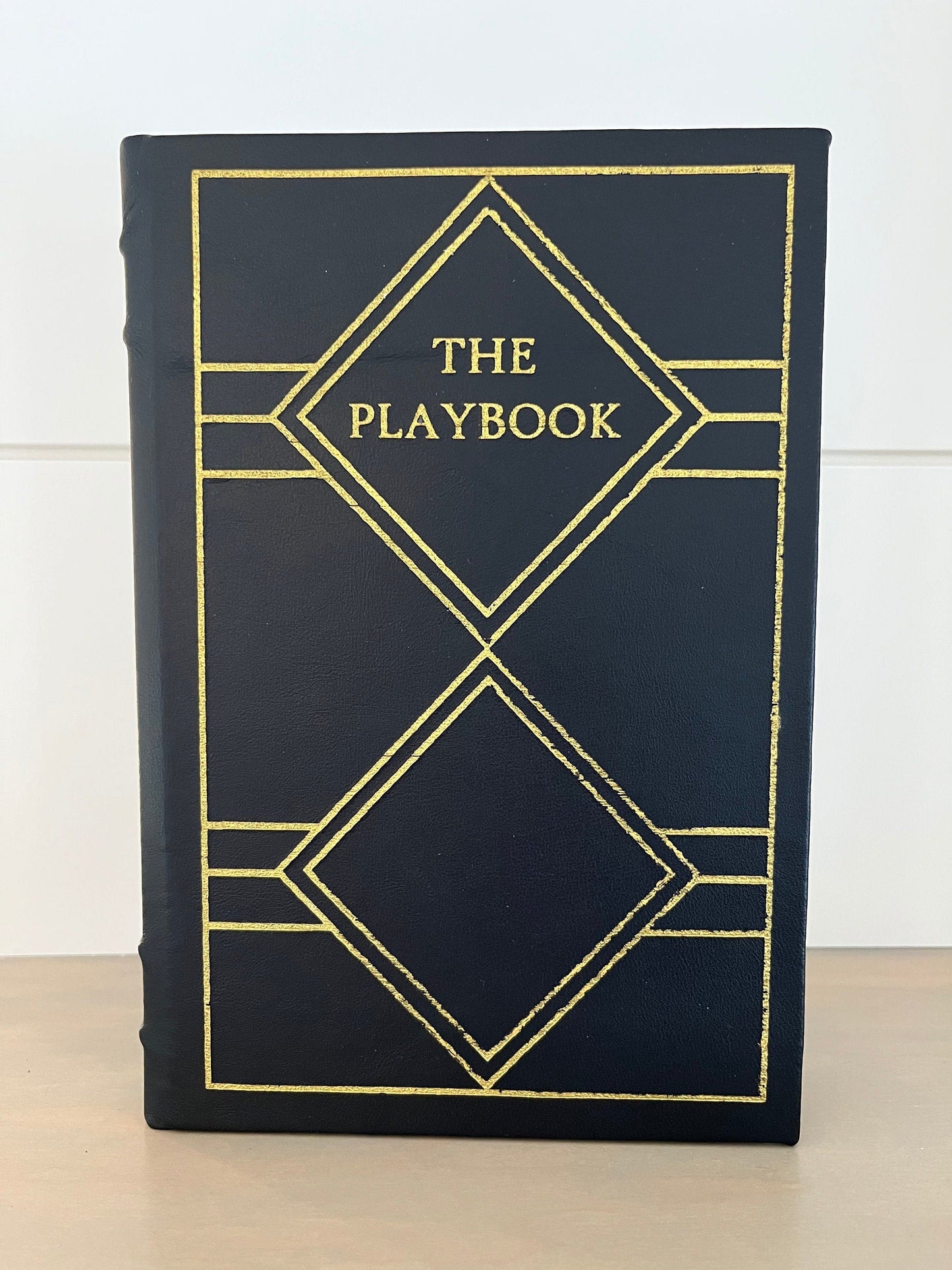 The PLAYBOOK - by &quot;Barney Stinson&quot; - Handmade Leatherbound - Premium Leather Bound Book