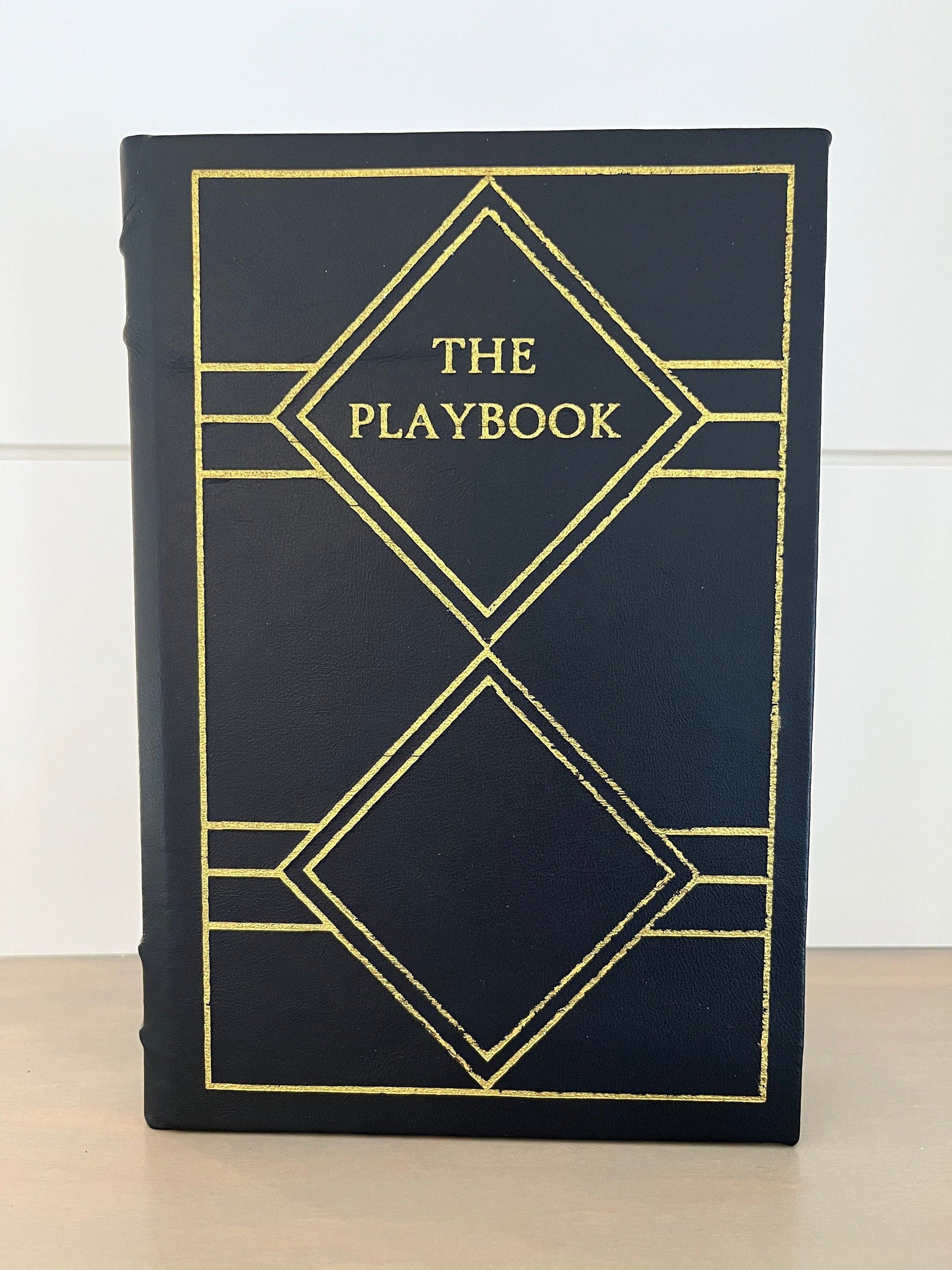 The PLAYBOOK - by &quot;Barney Stinson&quot; - Handmade Leatherbound - Premium Leather Bound Book