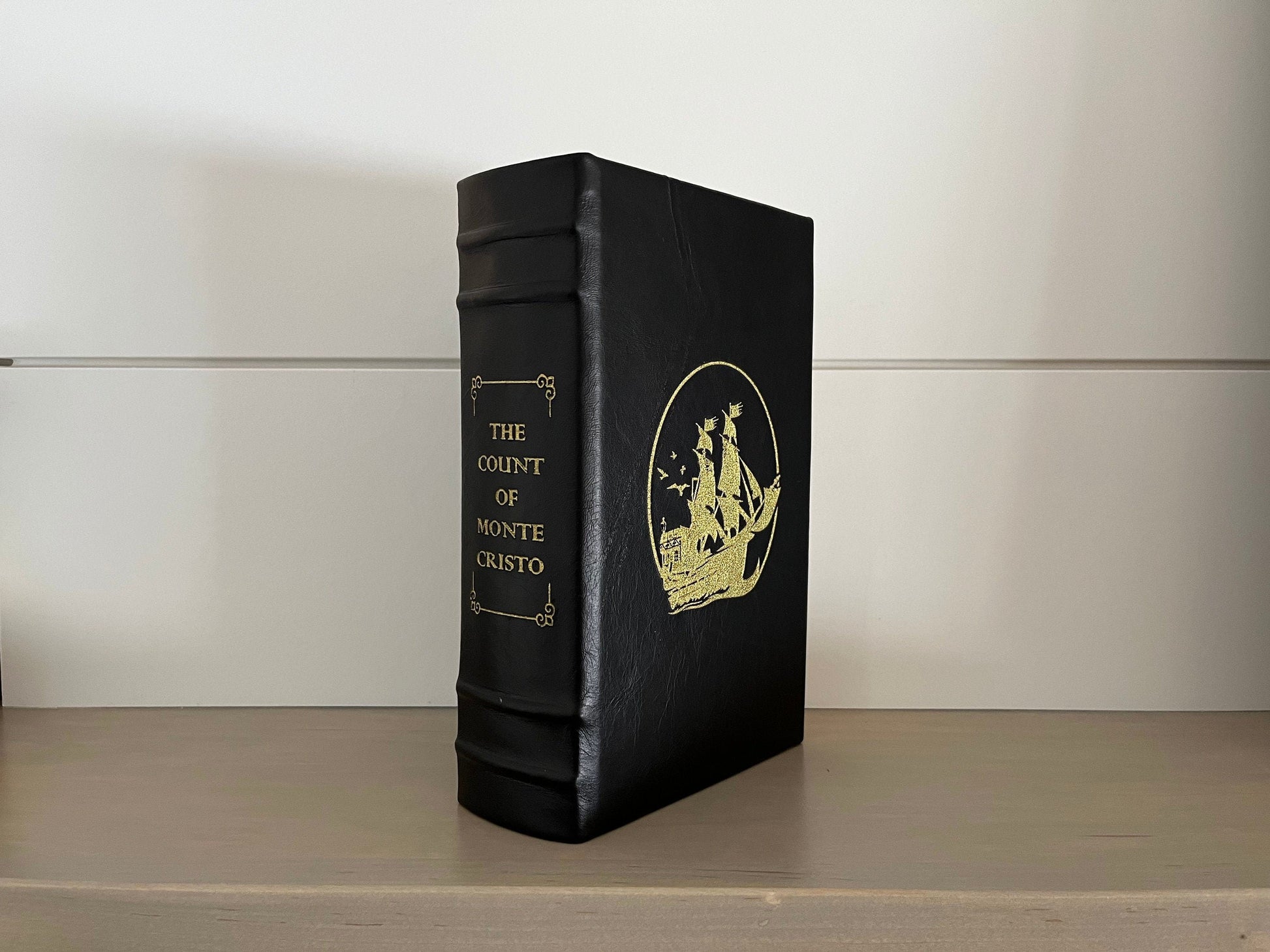 COUNT of MONTE CRISTO - by Alexandre Dumas - Handmade Leatherbound - Premium Leather Bound Book