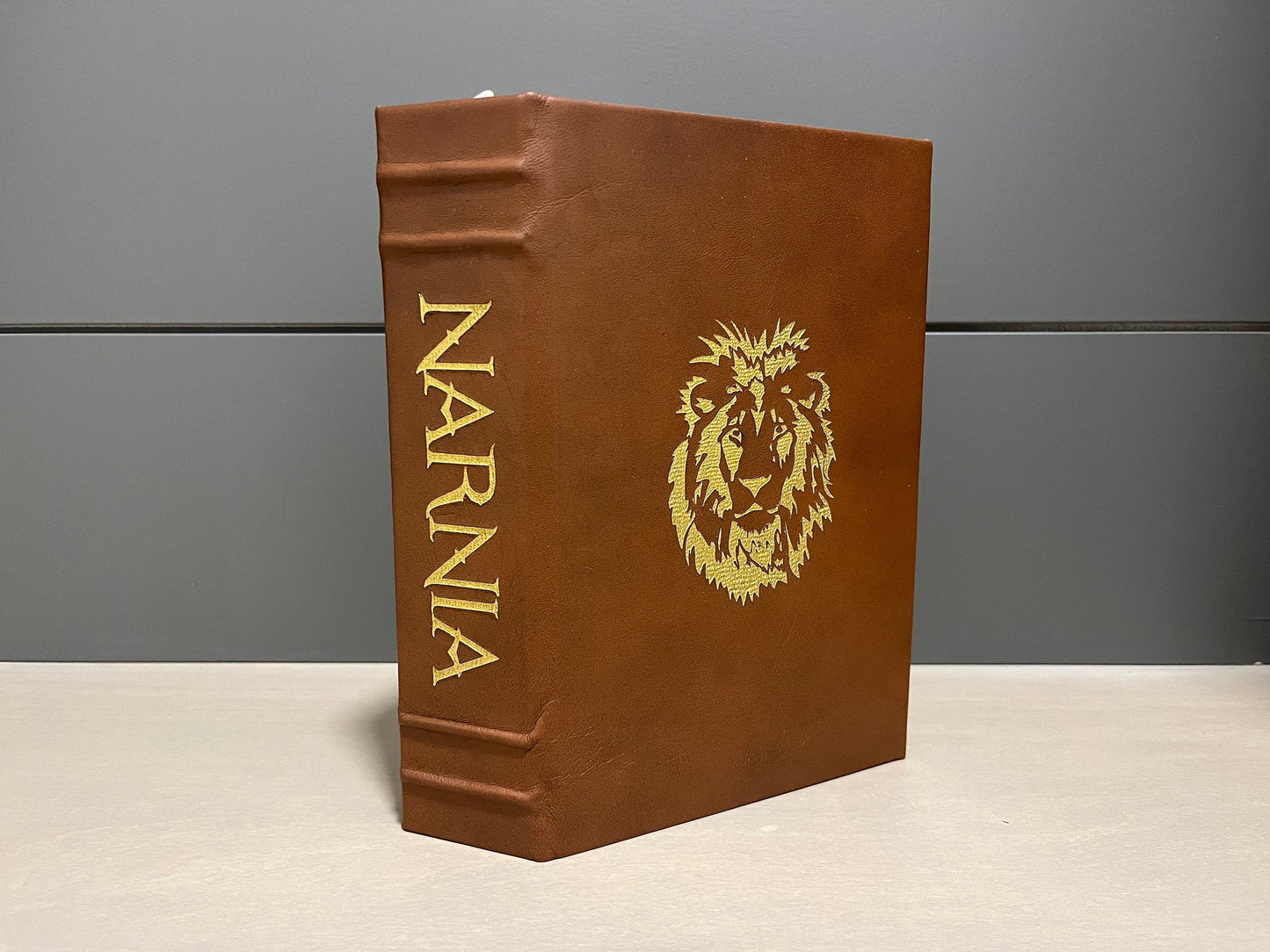 The Chronicles of Narnia - by C.S. Lewis - Handmade Leatherbound - Premium Leather Bound Book