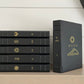 DUNE 6 Book All Black Edition - Handmade Leatherbound - Premium Leather Bound Book