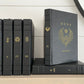 DUNE 6 Book All Black Edition - Handmade Leatherbound - Premium Leather Bound Book