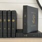 DUNE 6 Book All Black Edition - Handmade Leatherbound - Premium Leather Bound Book