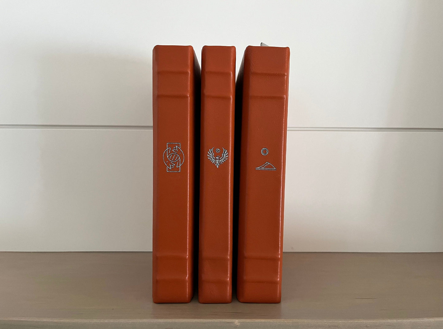 DUNE 3 Book Set Leatherbound - by Frank Herbert - Premium Leather Bound Book